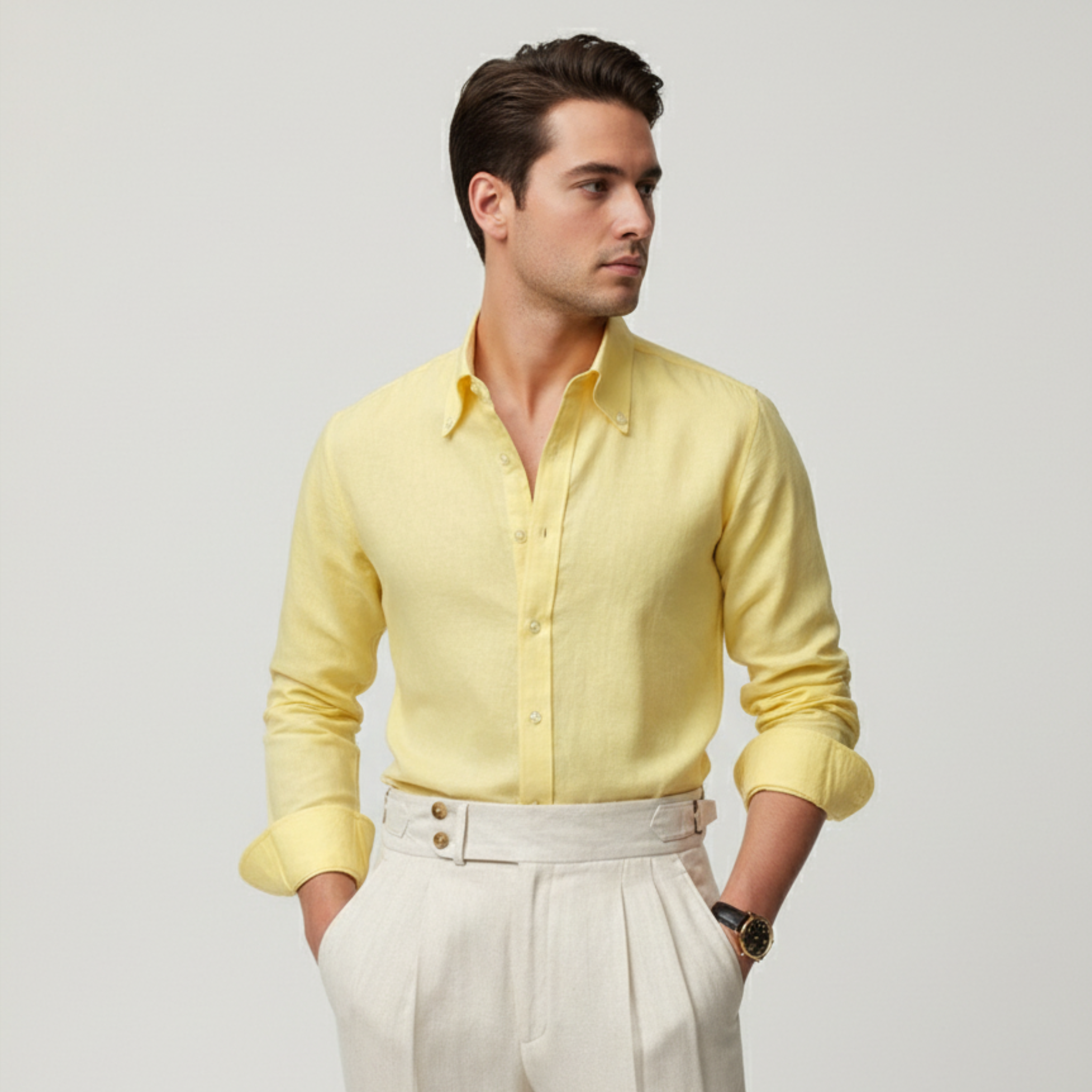 חולצת פשתן יוקרתית אמאלפי