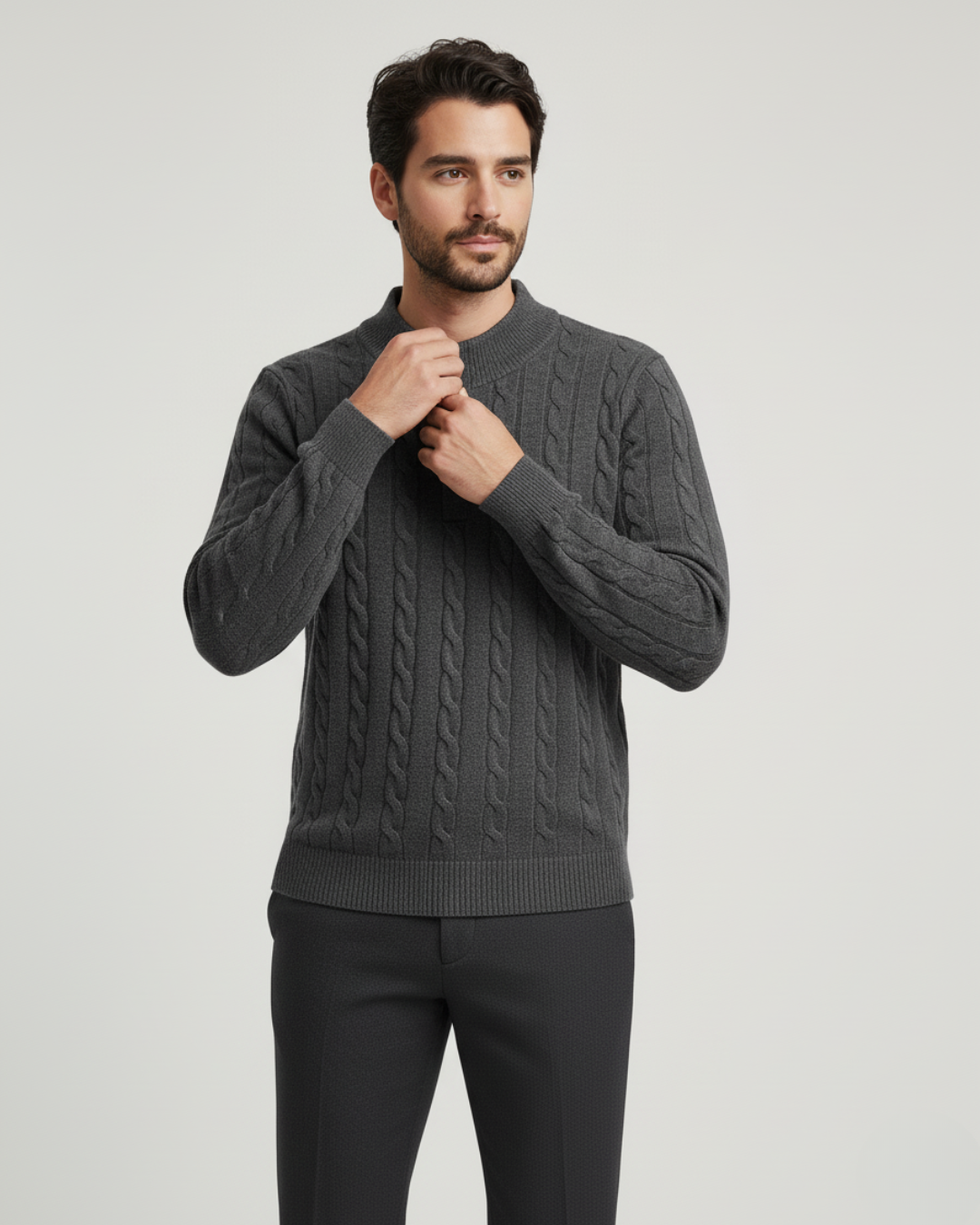 סריג צמר כפתורים דולומיטי