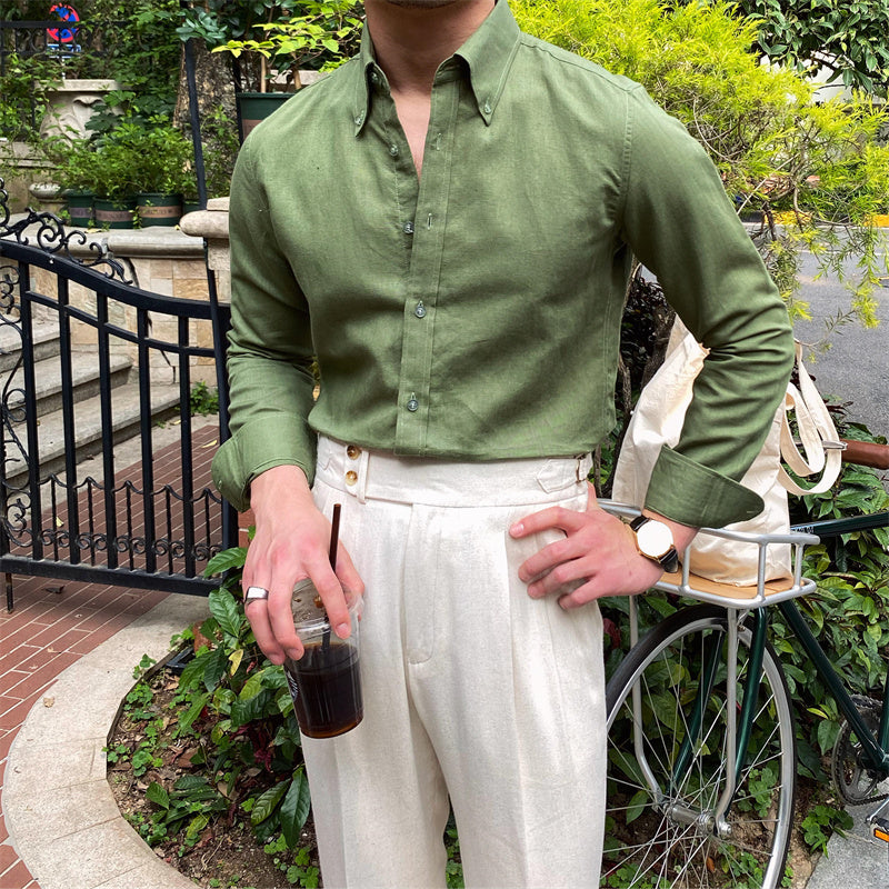 חולצת פשתן יוקרתית אמאלפי