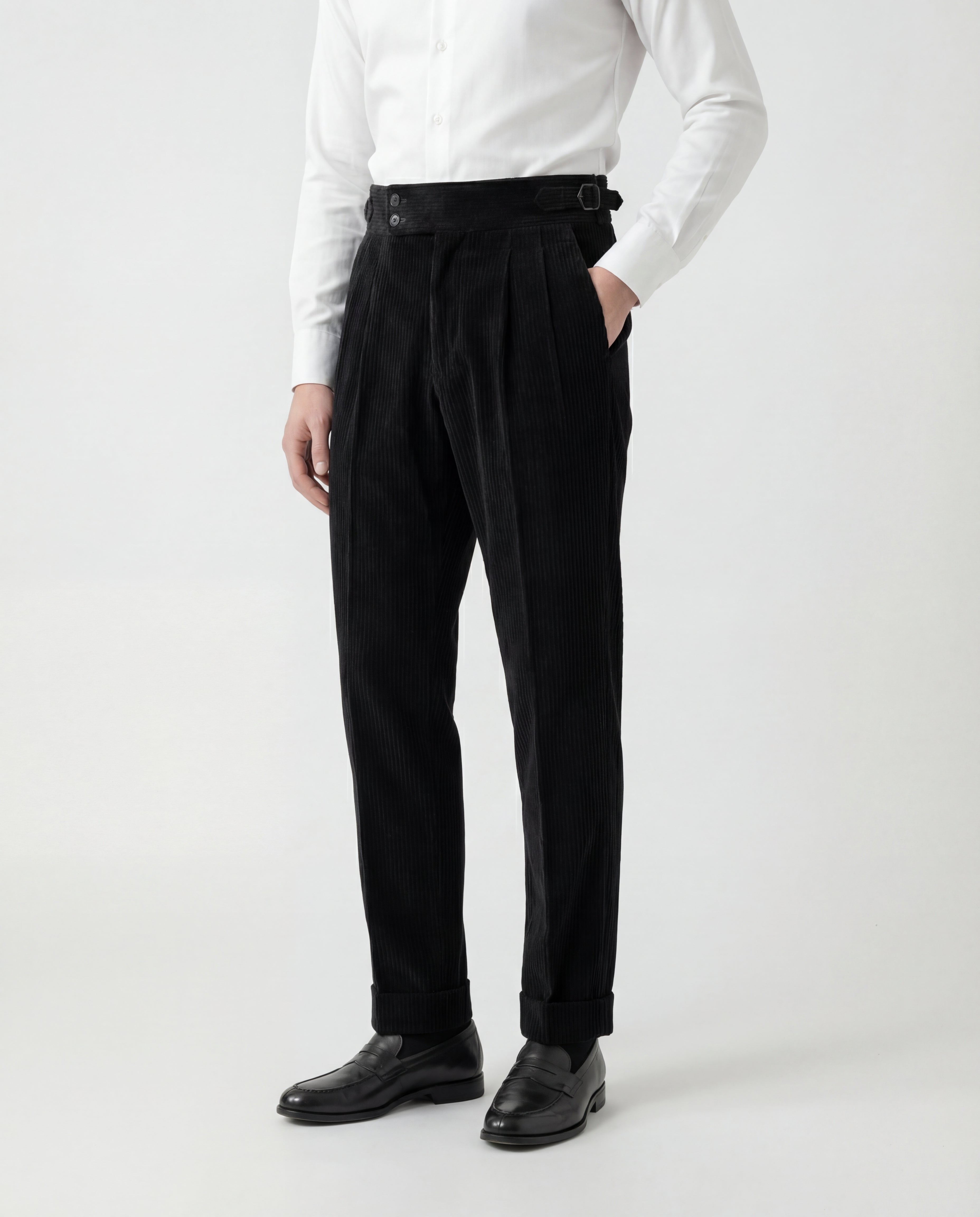 מכנסיים קורדרוי רוולו