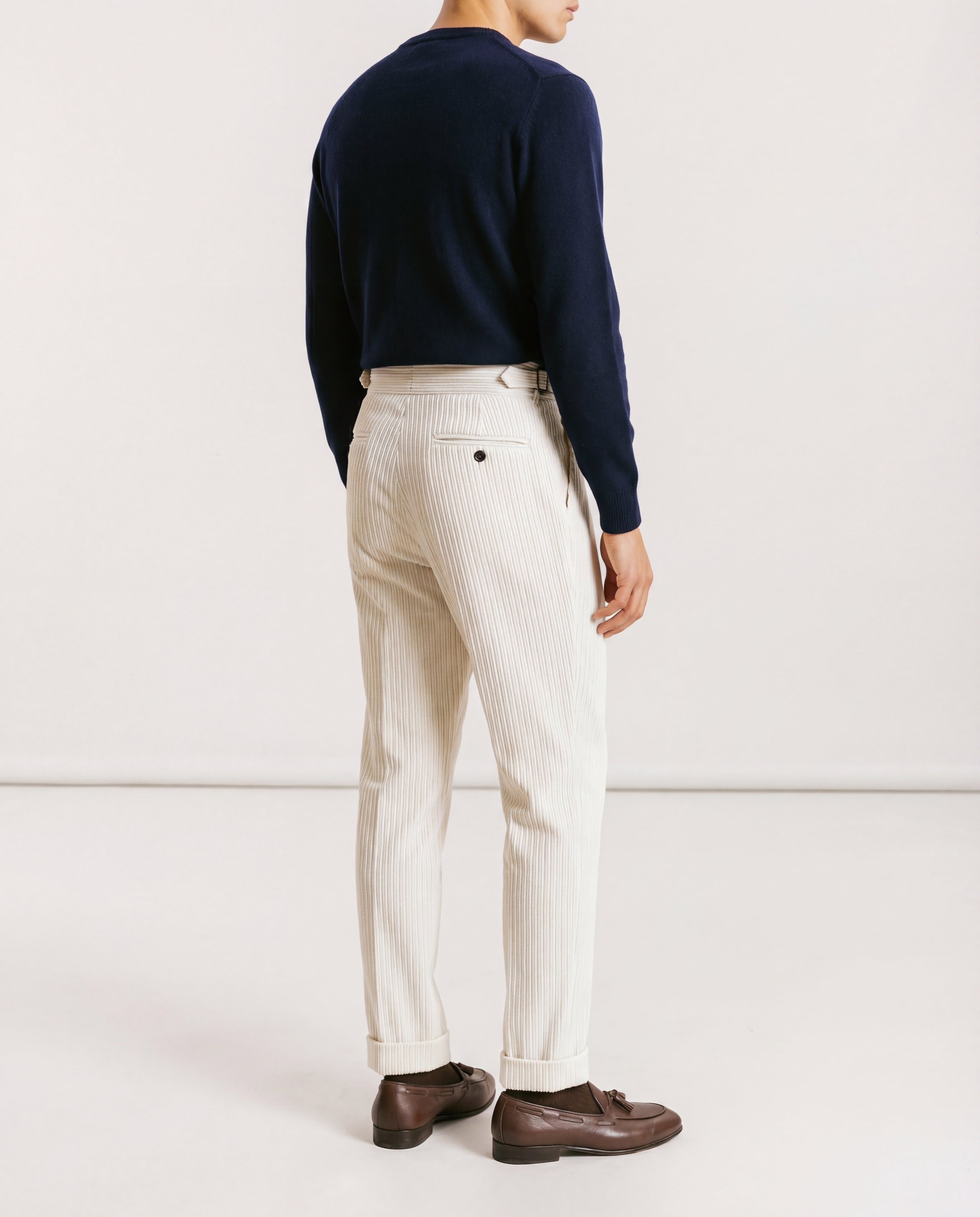 מכנסיים קורדרוי רוולו