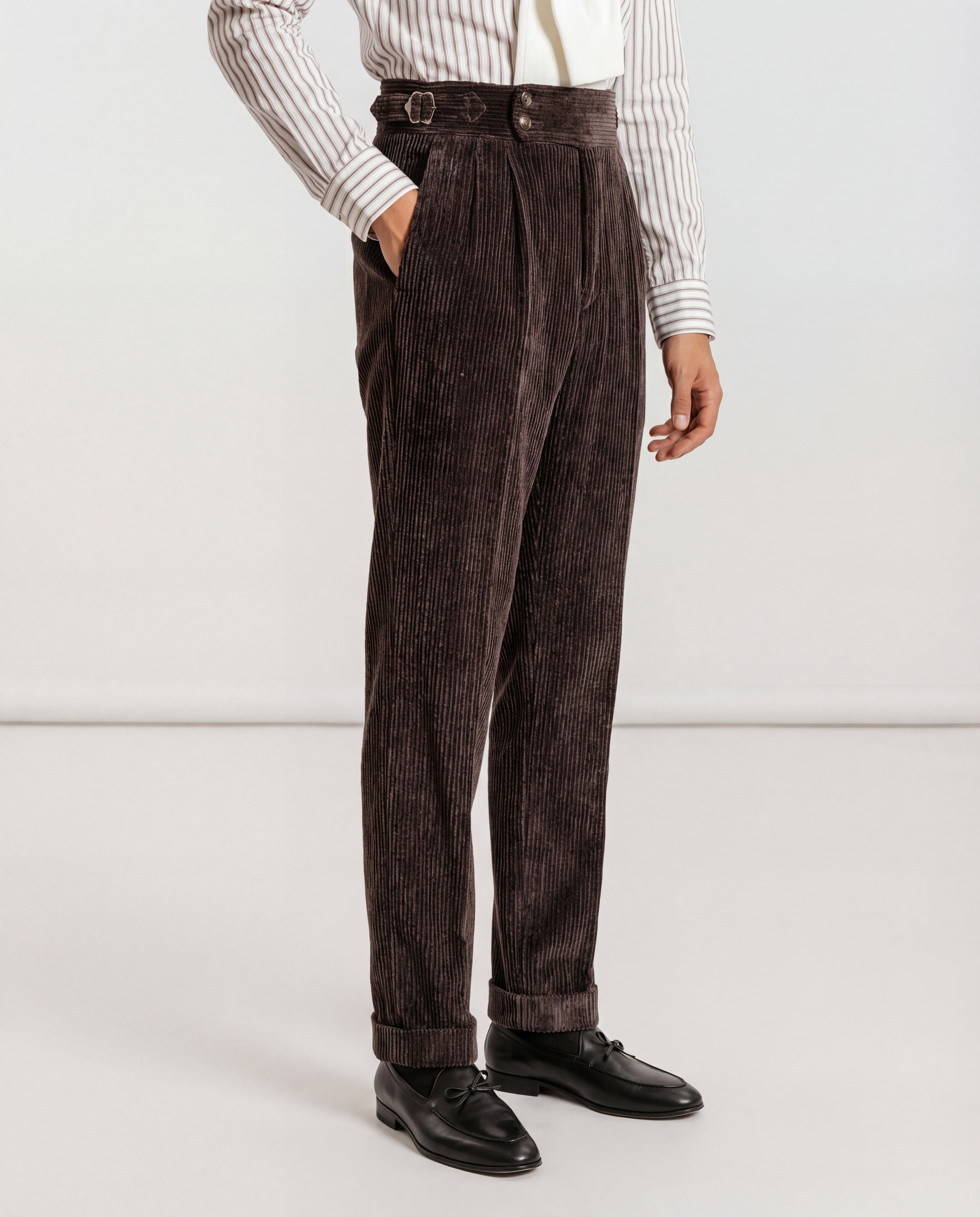 מכנסיים קורדרוי רוולו