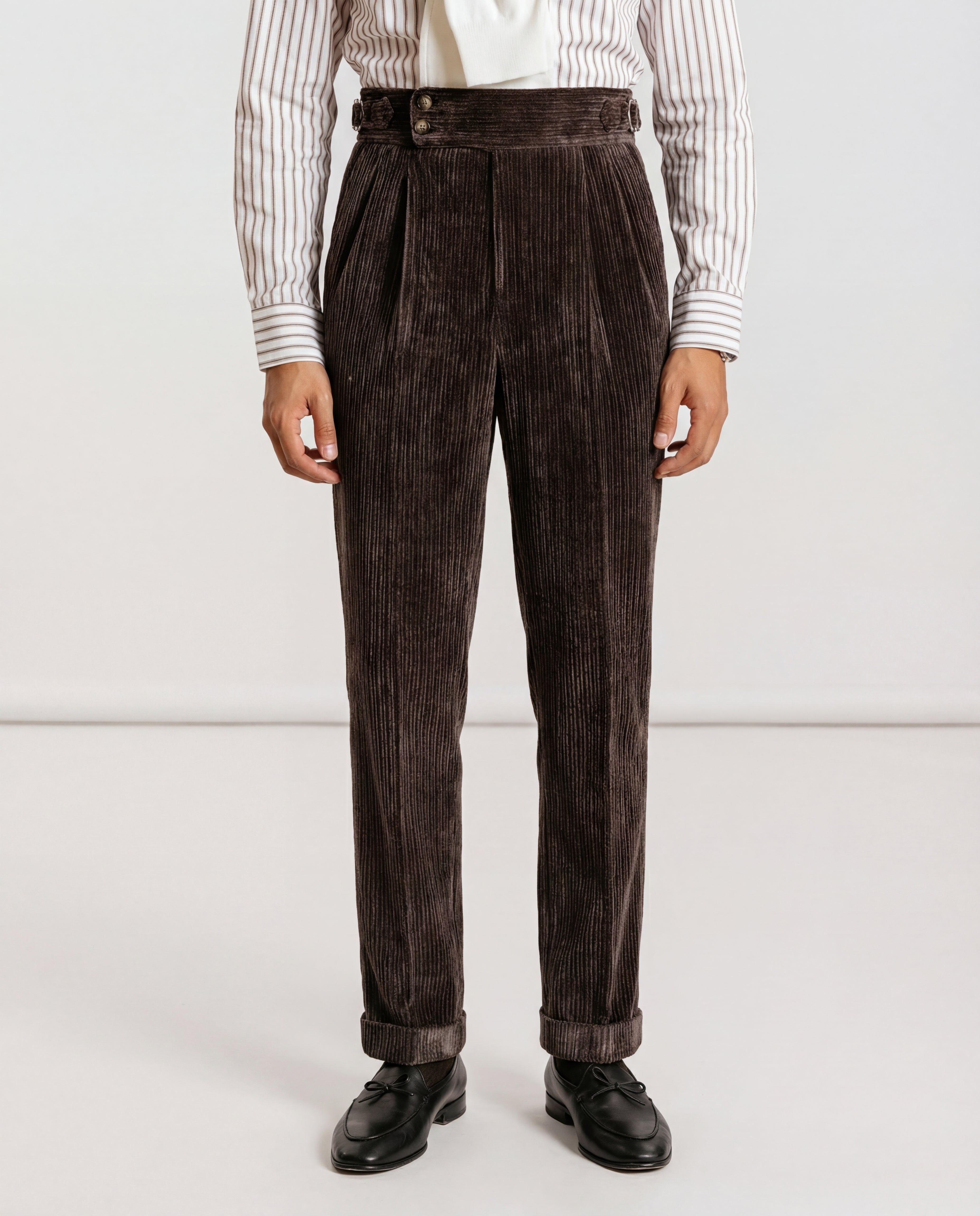 מכנסיים קורדרוי רוולו