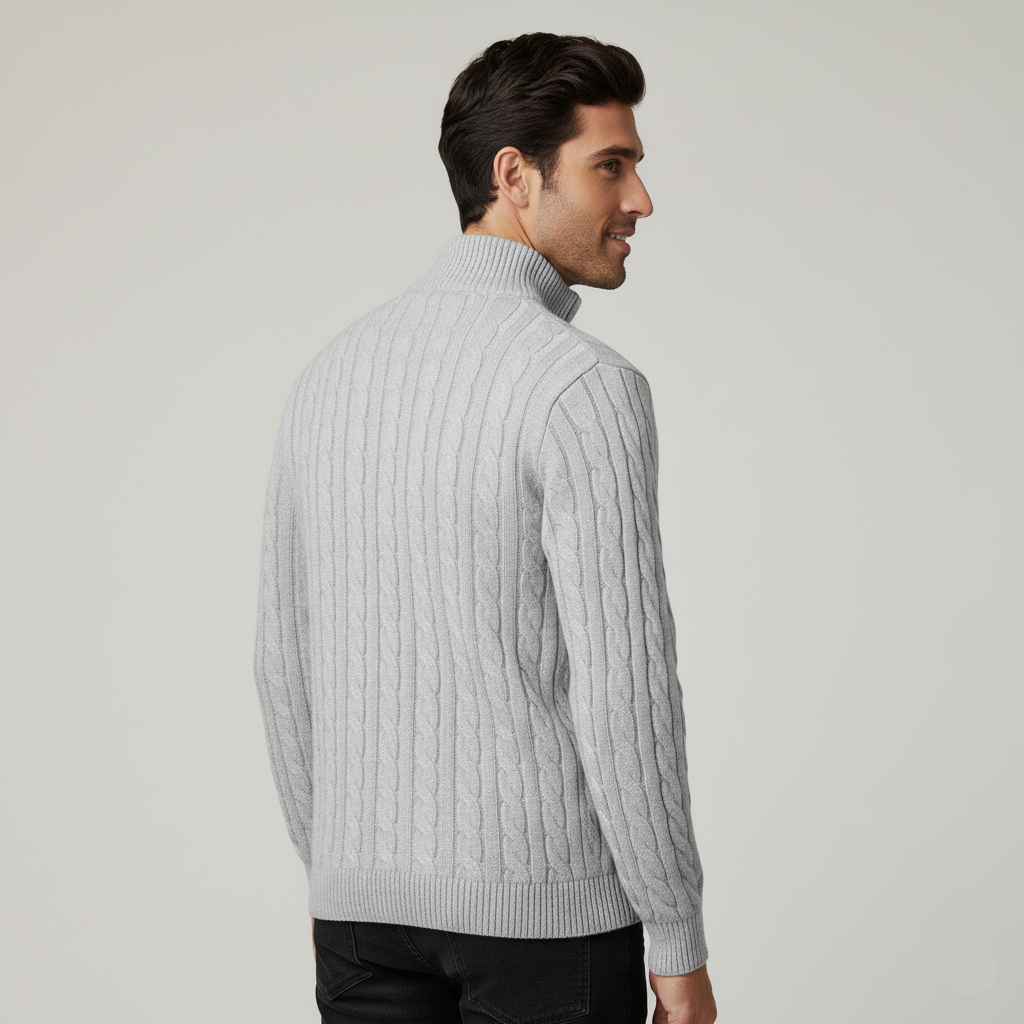 סריג חצי רוכסן פורטופינו