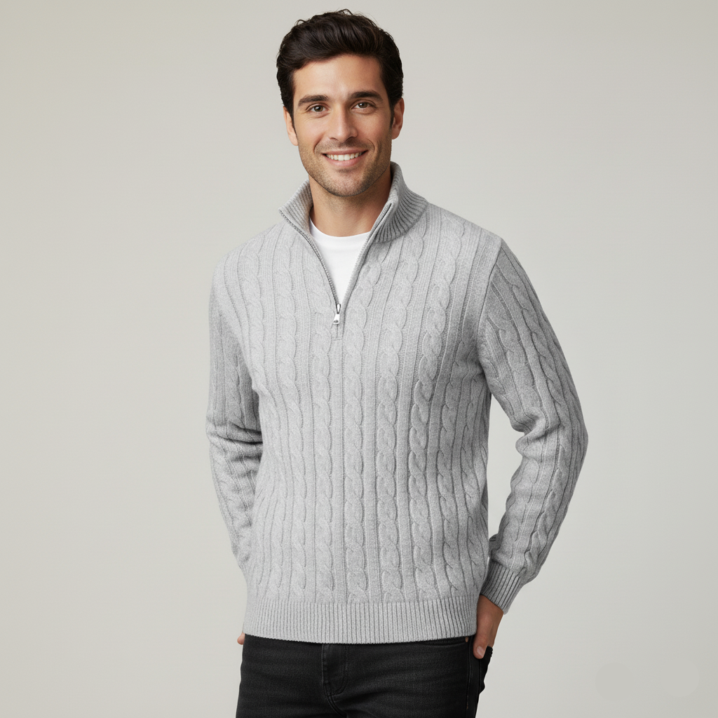 סריג חצי רוכסן פורטופינו