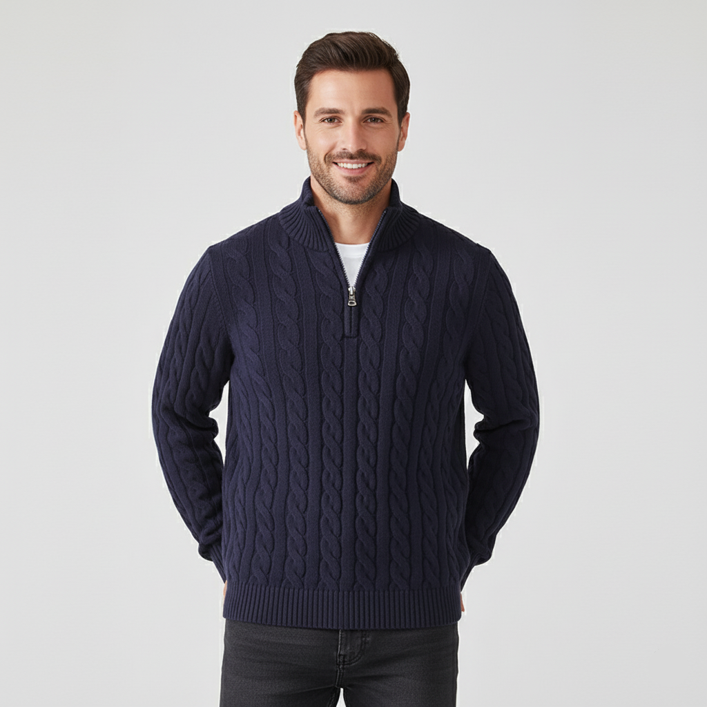 סריג חצי רוכסן פורטופינו