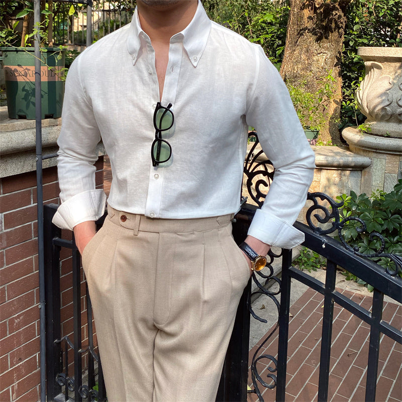 חולצת פשתן יוקרתית אמאלפי